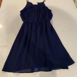 Navy cocktail dress